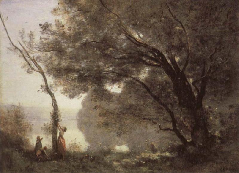 Corot Camille Memory of Mortefontaine oil painting picture